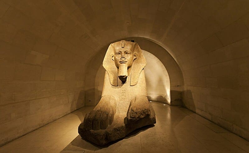 Gran Esfinge de Tanis - Egipto en el Louvre