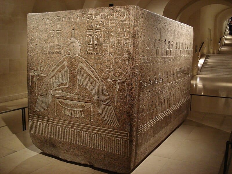 Sarcófago de Ramsés III - Obras egipcias en el Louvre