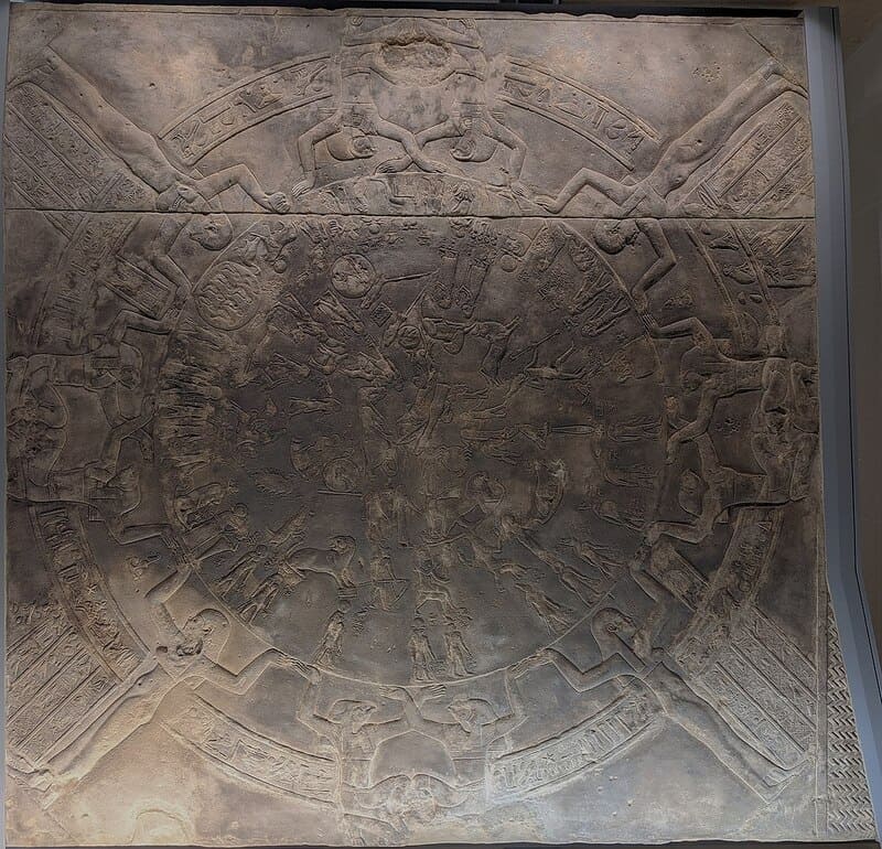 Zodiaco de Dendera - Arte egipcio en el Louvre