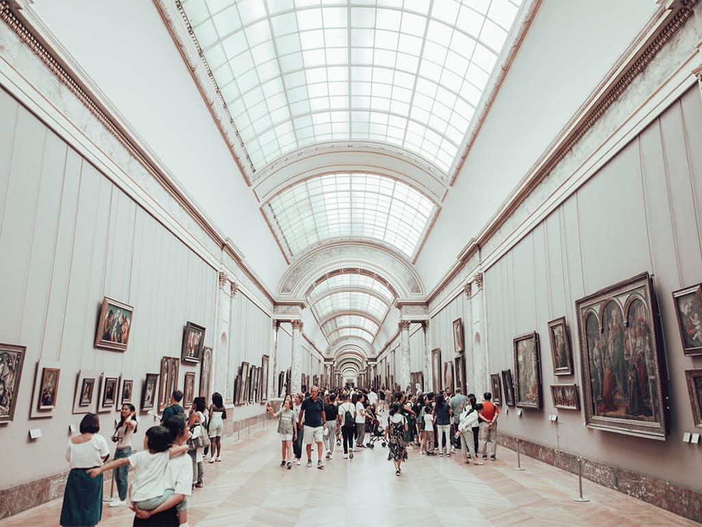 Visitar el Louvre con niños